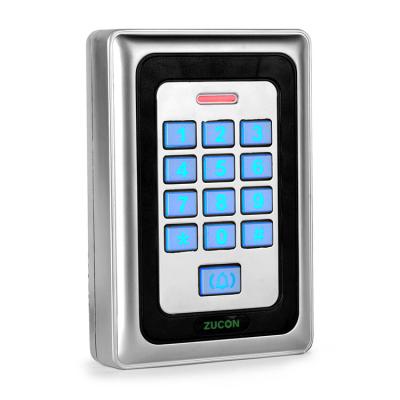 China ZNIC ALLOY ZUCON Metal Access Control System IP68 Keypad Standalone Waterproof Door RFID Access Controller for sale