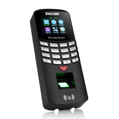 China Time Attendance Zucon HD Screen Software Monitor Fingerprint RFID Card Time Attendance And Access Control Terminal for sale