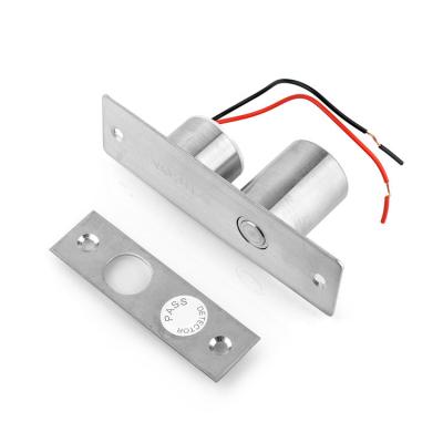 China Easy Installation Delay Adjustment Stainless Steel Mini Electric Drop Bolt Door Lock Magnetic Induction Lock for sale