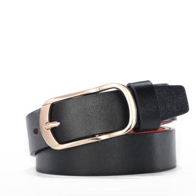 China ALLOY 1804 fashion leisure artificial leather PU pin buckle abrasion resistant both men and women fashion belt for sale