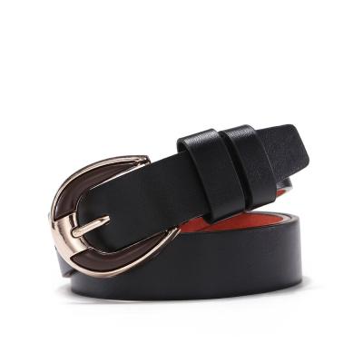 China ALLOY fashion faux fur PU pin buckle style leisure belt hot manufacturers selling men and women for sale