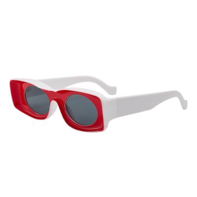 China 2022 Oversized Fashion Sun Glasses Hip Hop Candy Color Sunglasses For Women And Men Square Sun Glass Party Unique Female Sexy Shades for sale