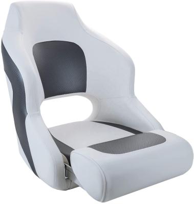 China Popular Design High Impact Rotational Molded Plastic Frame Comfortable Luxury Captain Boat Seats Flip Up Boat Seat For Lowest Price Selling for sale