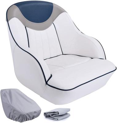 China Comfortable Boat Accessories And Stylish PU Yacht Seat Swivel Captain Boat Seat For Boat for sale