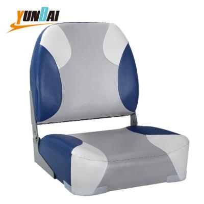 China Boat Accessories New Arrivals Low Back Pontoon Fishing Chairs Hot Sale Marine Fast Ferry Folding Boat Seats for sale