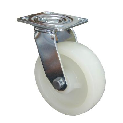 China Wholesale Industrial PIVOT Mini Heavy Duty White Nylon Small Pivot Catser Wheels for sale