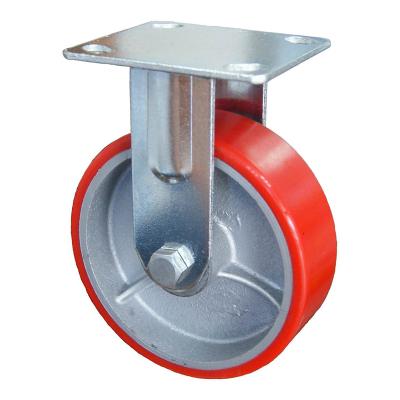 China Another 4 5 6 8 Inch Super Load Industrial Casters Wheels With Heavy Duty Brake PU Swivel for sale