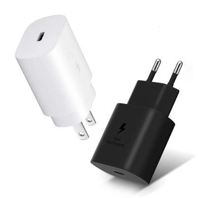 China For iPhone USB Type C PD Charger 25W Super Fast Charger For Samsung Galaxy S22 Plus Ultra S21 Plus Note 20 Travel Wall PD Fast Charger for sale