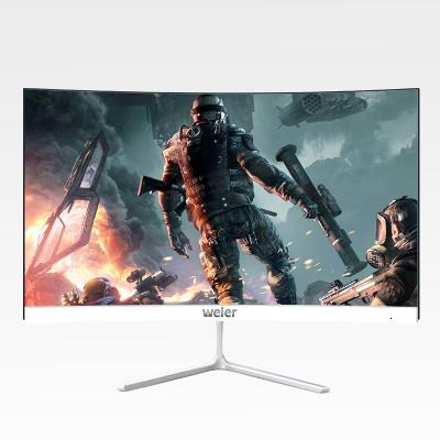 China Pitch Curved Weier 19 21.5 24 Inch Gaming Monitor IPS Screen 144hz 2K 4K Computer Monitor Anti-Blue Lights for sale