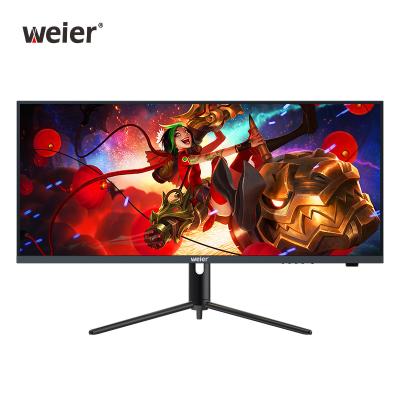 China Weier Non Curved 34 Inch Gaming Monitor Led Monitor Anti-blue Light Monitor Led Screen Cheap Price for sale