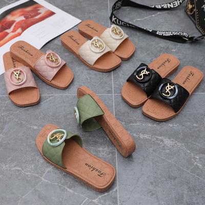 China Cushioning Fashion Wholesale Cute Pink Men Summer Yellow Raincoat Trend YS Comfort 2022Slides Beauty SAYAS Brand With Letters Women Slippers for sale