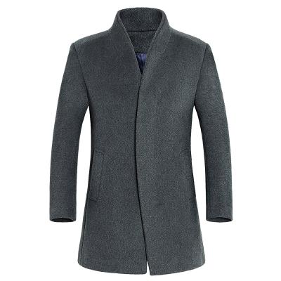 China European Custom Woolen Anti-Wrinkle Loungewear Coat Men's Changes Drop Shoulder for sale