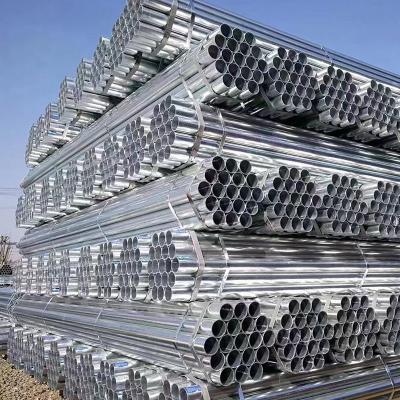 China Hot dipped galvanized gas pipe DN80 3 iron 88.9 round pipe galvanized erw steel tubes price for sale