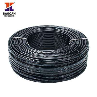 China Underground Hot Selling Red Black DC 4MM2 6MM2 10MM2 16MM2 Solar Battery PV Cable Wire For Solar Tile for sale