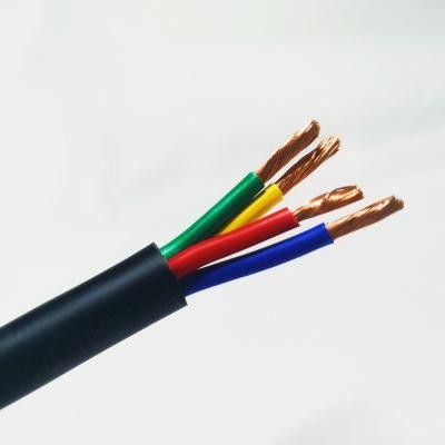 China Copper VDE PVC 2 3 4 5 Core 0.75MM2 1.25MM2 2.0MM2 3.5MM2 5.5MM2 25MM2 Royal Cord Flexible Service Tie Down Electrical Cable Wire for sale