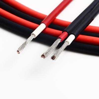 China Underground Red Flexible DC Solar Battery DC Cable TUV 4mm2 6mm2 8mm2 10mm2 For Solar Panel Solar DC Cable for sale