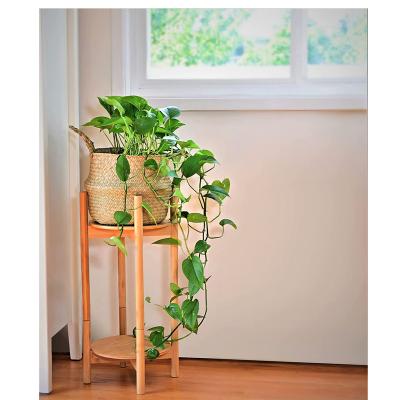 China Country Good Quality Garden And Outdoor Natural Bamboo Plant Stand For Flower Pot for sale