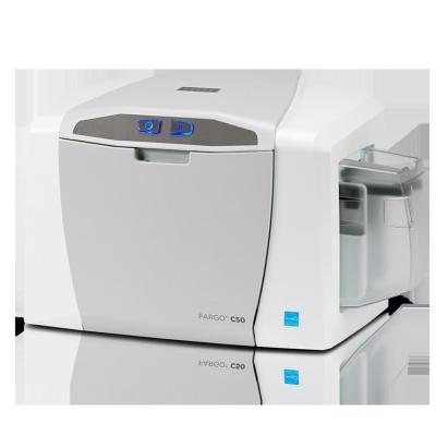 China Color 300 dpi Dye-sublimation FARGO C50 PVC Card Printer for sale