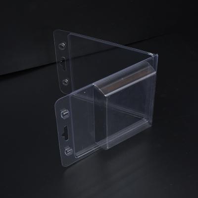 China Custom electronic double transparent blister folding PET PVC clamshell plastic packaging for electronics for sale