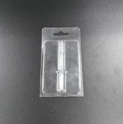 China Custom Clear Medicine Clamshell Pack 1ml syringe blister pack for sale