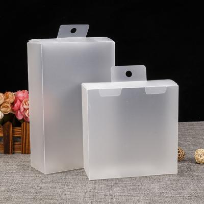 China Custom wholesale plastic box recyclable small clear with hanger for bra vending box for sale