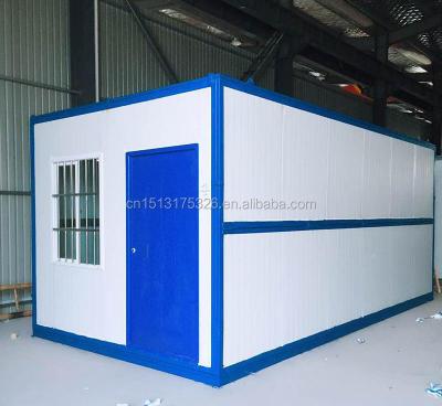 China Warehouse Low Cost Easy Transport Folding Container House For Camp for sale