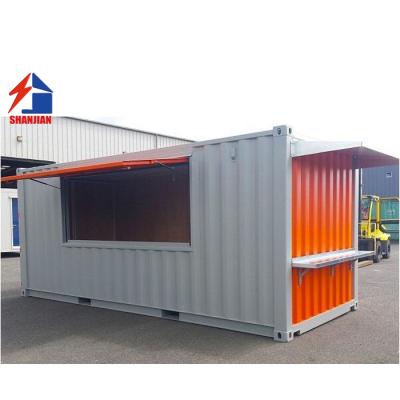 China Morden Buying Container House Building With Hydraulic Rob For Store for sale