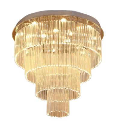 China Modern Modern Crystal Ceiling Chandelier 5 Rod Tired For Living Room Chandelier Ceiling Led for sale