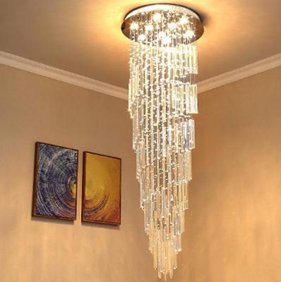 China Modern Crystal Ceiling Chandeliers Indoor Pendant Light Outdoor Mounted Hanging Lamp for sale