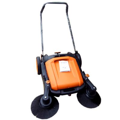 China Garment Shop Industrial Street Floor Hand Push Manual Road Sweeper for sale