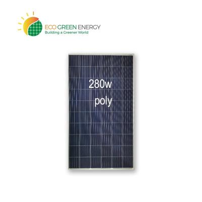 China Commercial High Efficiency 280w 290w 270 Watt 60 Poly Cell Silicon Solar Panel for sale