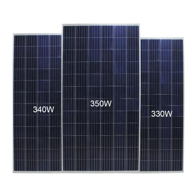 China Solar Panel Manufacturer 9BB Solar Cells Poly Panel Price 350W Eco Commercial Solar Photovoltaic Power 1000 China Green 345W 340W 330W for sale