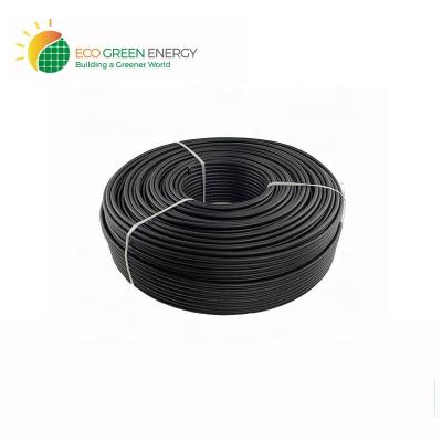 China Industrial 0.6 to 1KV 1800V Bulk Red Black Tinned Solar Power Cables 4mm DC Solar Panel Copper Cable for sale