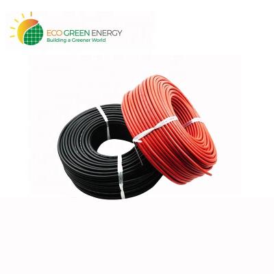 China High Quality Industrial Power Cable 4mm2 High Voltage Single Core Insulated DC Panel Solar Cable for sale