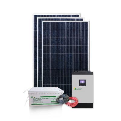 China Home Off Grid Solar System 280W Solar Panel Black 1kw 12V Eco Green 5h High Frequency 3 Phase Power 1000 3000w Rainy Day 1 Day for sale