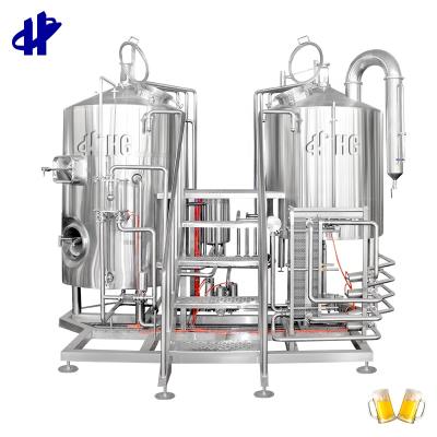 China 500L Brewery Brew System Brewery Equipment Beer Fermenting Plant Turnkey For Bar for sale