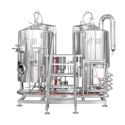 China Cost of 500L hotels brewhouse brewing system for sale for sale