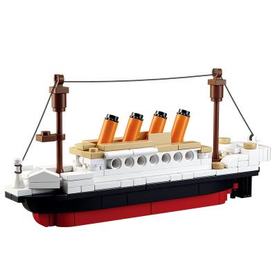 China Construction Toy Sluban Building Blocks M38-B0576 Titanic of 194PCS Bricks Model Building Kit for Children for sale