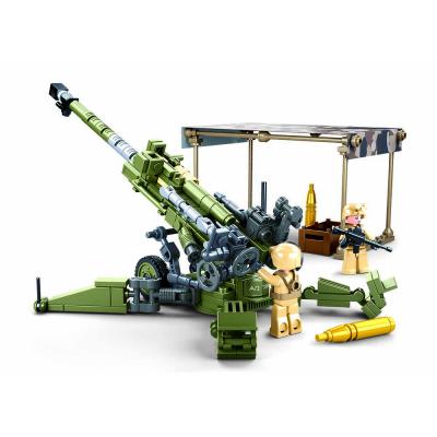 China Toy Sluban Building Blocks M38-B0890 Germany M777 Light Howitzer 258PCS Model Bricks Construction Kit for Kids for sale