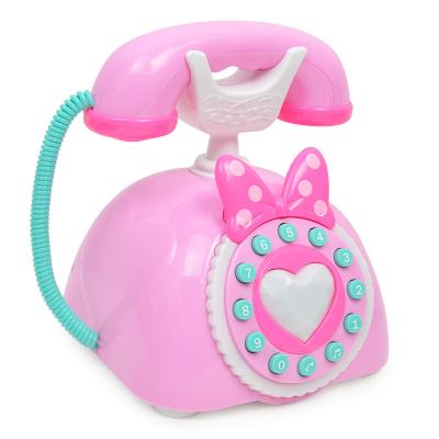 China Pretend Game Telephone Toy Electronic Old Style Telephone Kids Pretend Game Telephone Toys Early Educational Kits Smartphone Set Amazon Hot Sale for sale