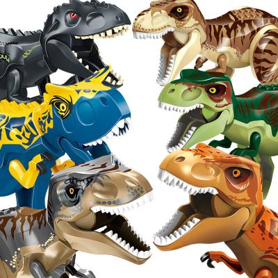 China Construction Toy Big Size Block Dinosaur Dino Toy Sets Educational Construction Toys for Kids Total 43 Different Dinosaurs for sale