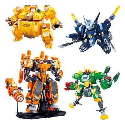 China The Building Toy Alpha City Super Mecha Sluban Building Block The Transformation M38-B1902 Robot Anime Mobile Game Compatible With Major Brands for sale