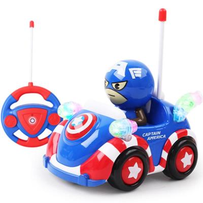 China With light & Cute Music RC Car Kids Cartoon Toy Car Educational Toys BO Toys for sale