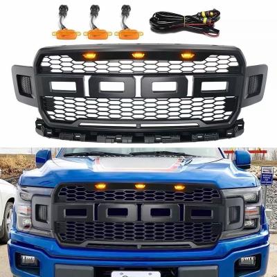 China Lightweight Plastic Grille Front Grille For F150 F250 F350 Ruptor 2018-2020 ABS 4WD Auto Parts for sale