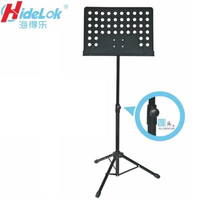 China Classic factory height adjustment wholesale music stand with aluminum connection for sale