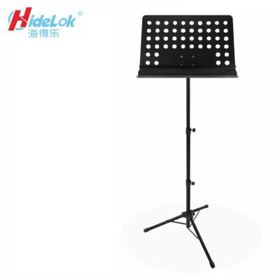 China Industrail High Grade Double Layer Tripod Modern Simple Musical Instruments Adjustable Sheet Music Stand for sale