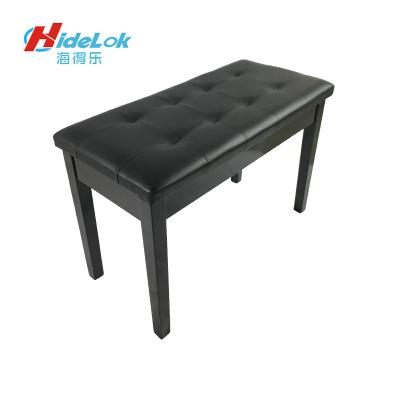 China Playing High Quality Hot Selling Black / White / Blown Piano Music Double Piano Stool for sale