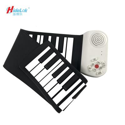 China Cute Hand Muffin Musical Toy Piano For Children Connected Folding Instruments for sale