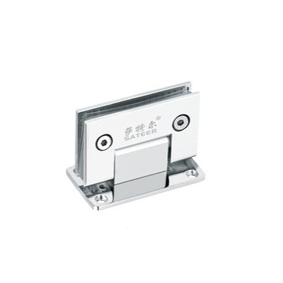 China Modern Manufacture Stainless Steel Glass To 90 Degree Shower Glass Hinges for sale