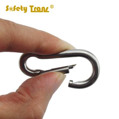 China Good Steel Customized Carabiner Hooks Customized Capacity Climbing Metal by Anti-Corrosion Stainless Hardware for sale